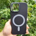 Lens Bracket Kickstand Function Magsafe Case for iPhone 15 Pro Max iPhone 15 Pro Max / Black / with magsafe - Ktusu
