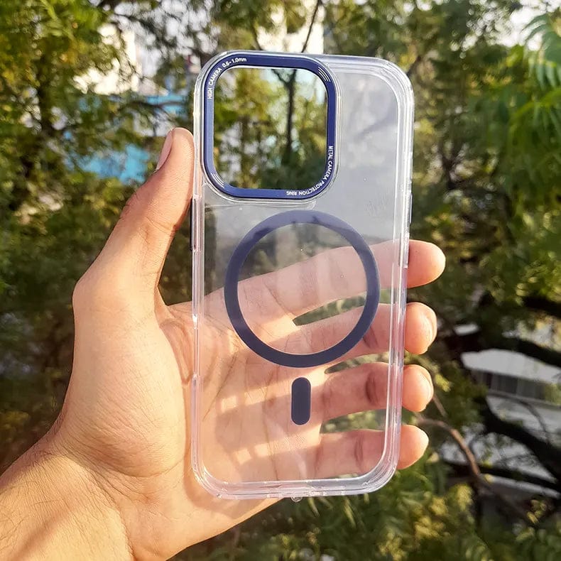 Lens Protection Frame Magsafe Case for iPhone 16 Plus iPhone 16 Plus / Midnight Blue / with magsafe - Ktusu