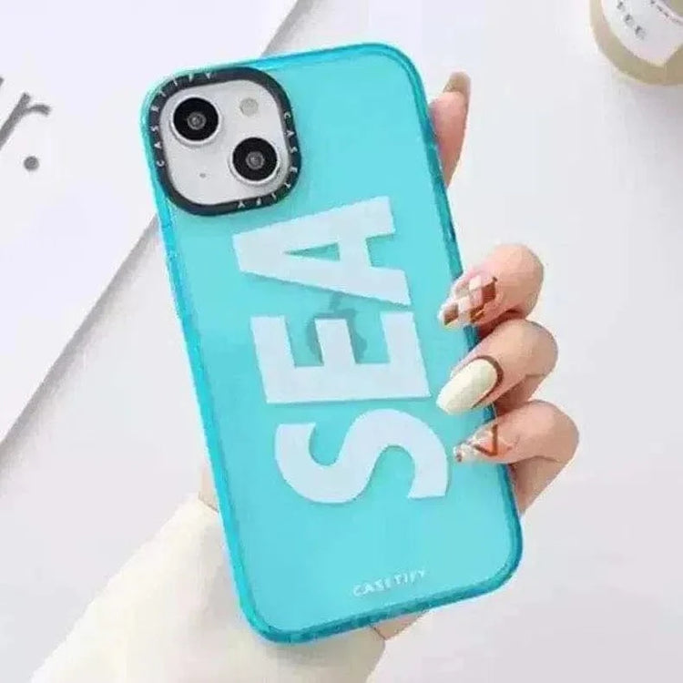 Lightweight Soft TPU Sea Case for iPhone 15 Pro Max iPhone 15 Pro Max / Blue - Ktusu