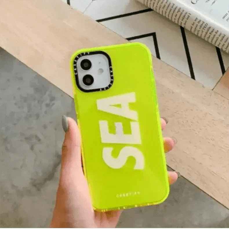 Lightweight Soft TPU Sea Case for iPhone 15 Pro Max iPhone 15 Pro Max / Neon Green - Ktusu