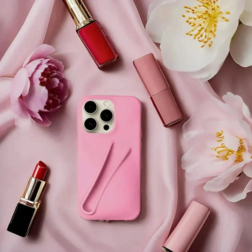 Lip Gloss Soft Silicone Shockproof Case for iPhone 14 - Ktusu