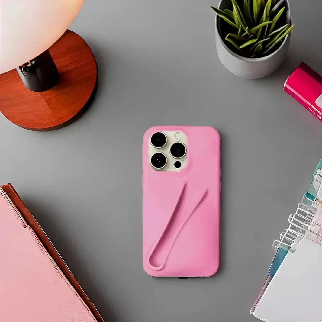 Lip Gloss Soft Silicone Shockproof Case for iPhone 14 - Ktusu