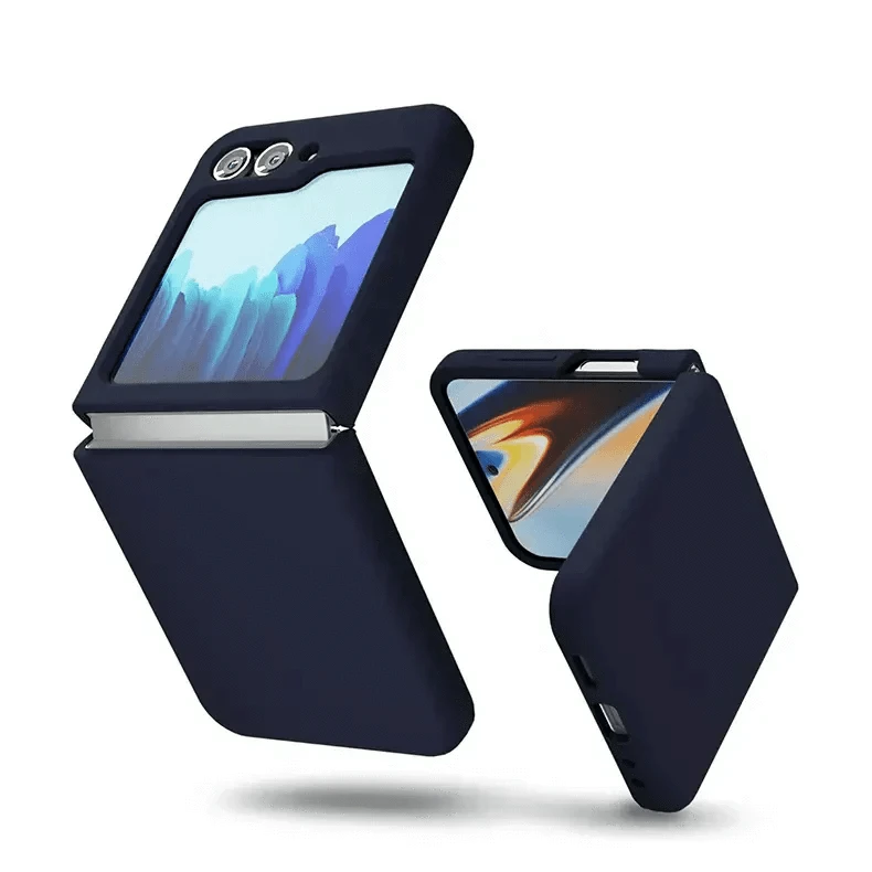 Liquid Silicone Case for Samsung Z Flip5 Samsung Z Flip5 / Midnight Blue - Ktusu