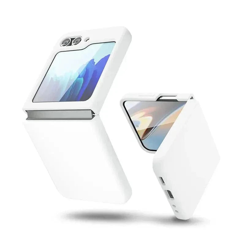 Liquid Silicone Case for Samsung Z Flip5 Samsung Z Flip5 / White - Ktusu