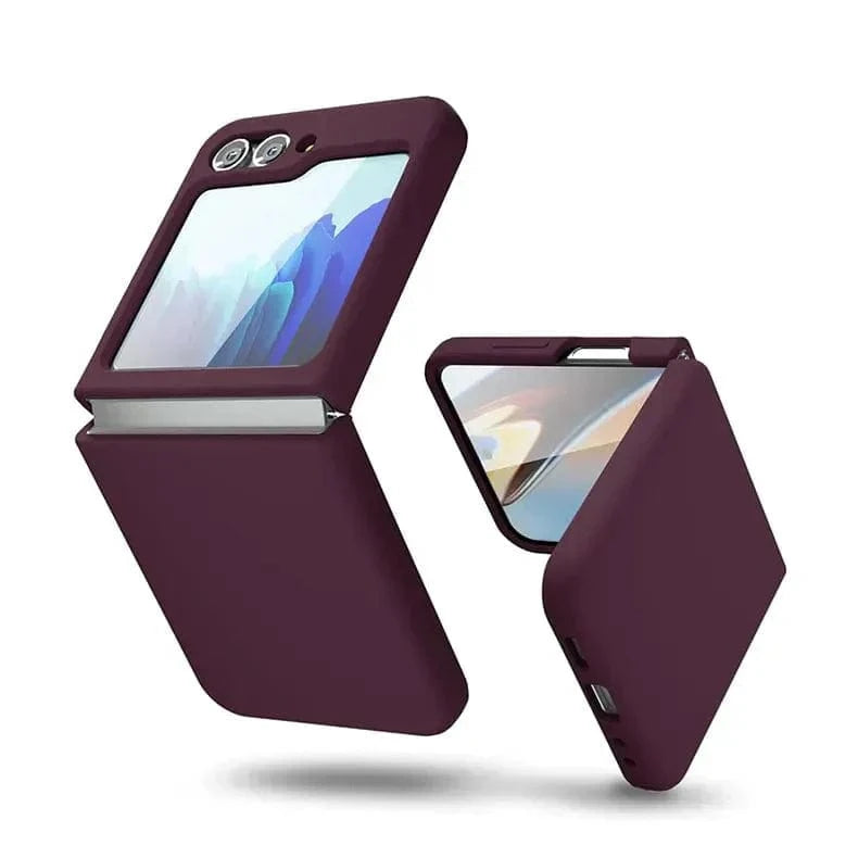 Liquid Silicone Case for Samsung Z Flip5 Samsung Z Flip5 / wine - Ktusu