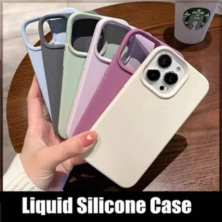 Liquid Silicone inner microfiber Case for iPhone 13 Pro Max - Ktusu