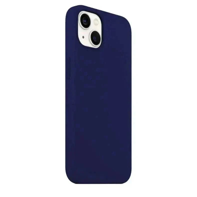 Liquid Silicone inner microfiber Case for iPhone 14 Pro Max iPhone 14 Pro Max / Midnight Blue - Ktusu