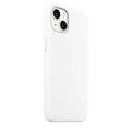 Liquid Silicone inner microfiber Case for iPhone 14 Pro Max iPhone 14 Pro Max / White - Ktusu