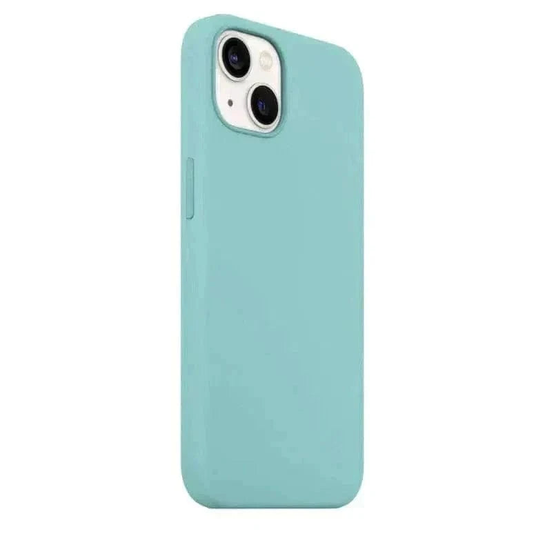 Liquid Silicone inner microfiber Case for iPhone 15 - Ktusu