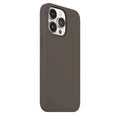 Liquid Silicone inner microfiber Case for iPhone 15 iPhone 15 / Brownish Grey - Ktusu