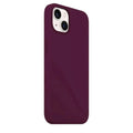 Liquid Silicone inner microfiber Case for iPhone 15 iPhone 15 / Deep Wine - Ktusu