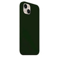 Liquid Silicone inner microfiber Case for iPhone 15 iPhone 15 / Forest Green - Ktusu