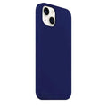 Liquid Silicone inner microfiber Case for iPhone 15 iPhone 15 / Ink Blue - Ktusu