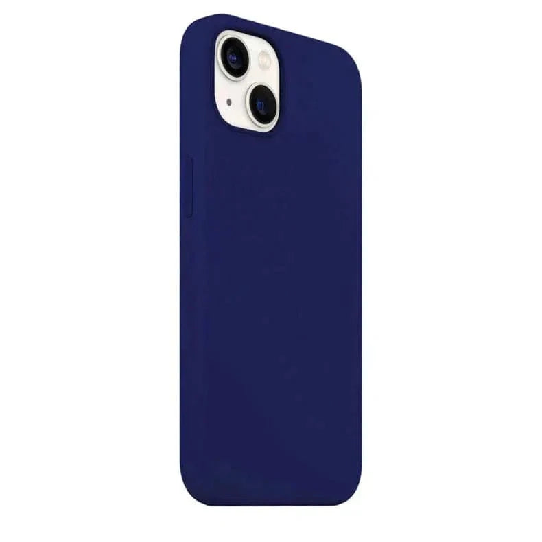 Liquid Silicone inner microfiber Case for iPhone 15 iPhone 15 / Ink Blue - Ktusu