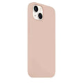 Liquid Silicone inner microfiber Case for iPhone 15 iPhone 15 / Peach - Ktusu