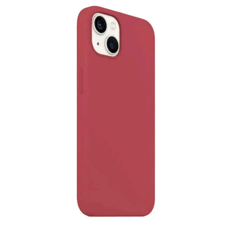 Liquid Silicone inner microfiber Case for iPhone 15 iPhone 15 / Rose Red - Ktusu
