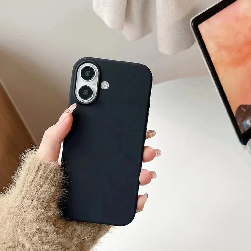 Liquid Silicone inner microfiber Case for iPhone 16 Pro - Ktusu