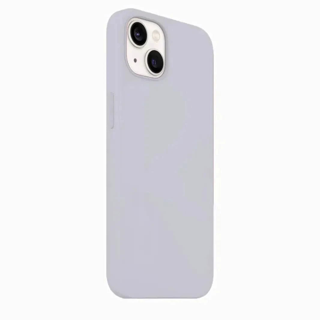 Liquid Silicone inner microfiber Case for iPhone 16 Pro iPhone 16 Pro / Bluish Grey - Ktusu