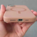 Liquid Silicone Magsafe Hard Case for iPhone 15 Pro Max - Ktusu