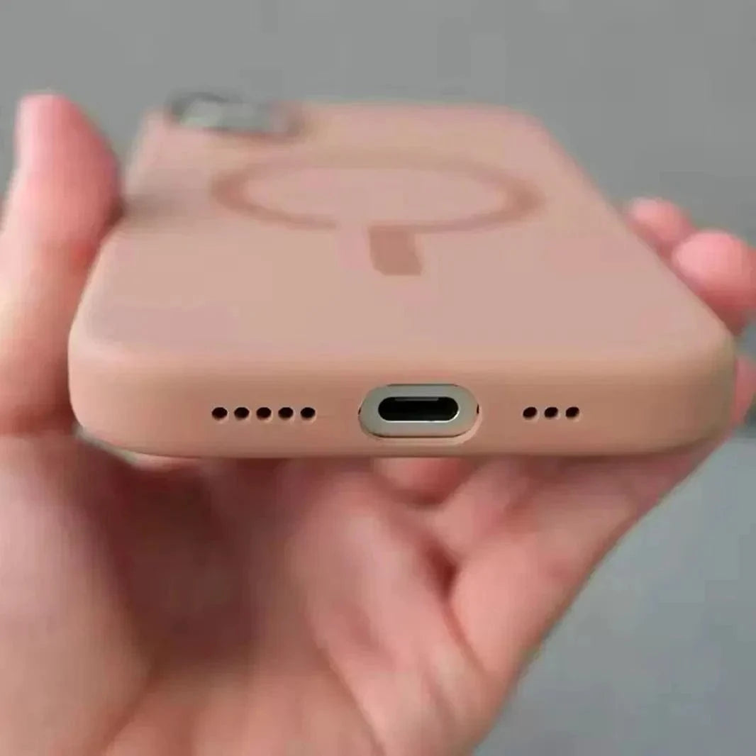 Liquid Silicone Magsafe Hard Case for iPhone 15 Pro Max - Ktusu