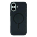 Liquid Silicone Magsafe Hard Case for iPhone 16 Plus iPhone 16 Plus / Black / with magsafe - Ktusu