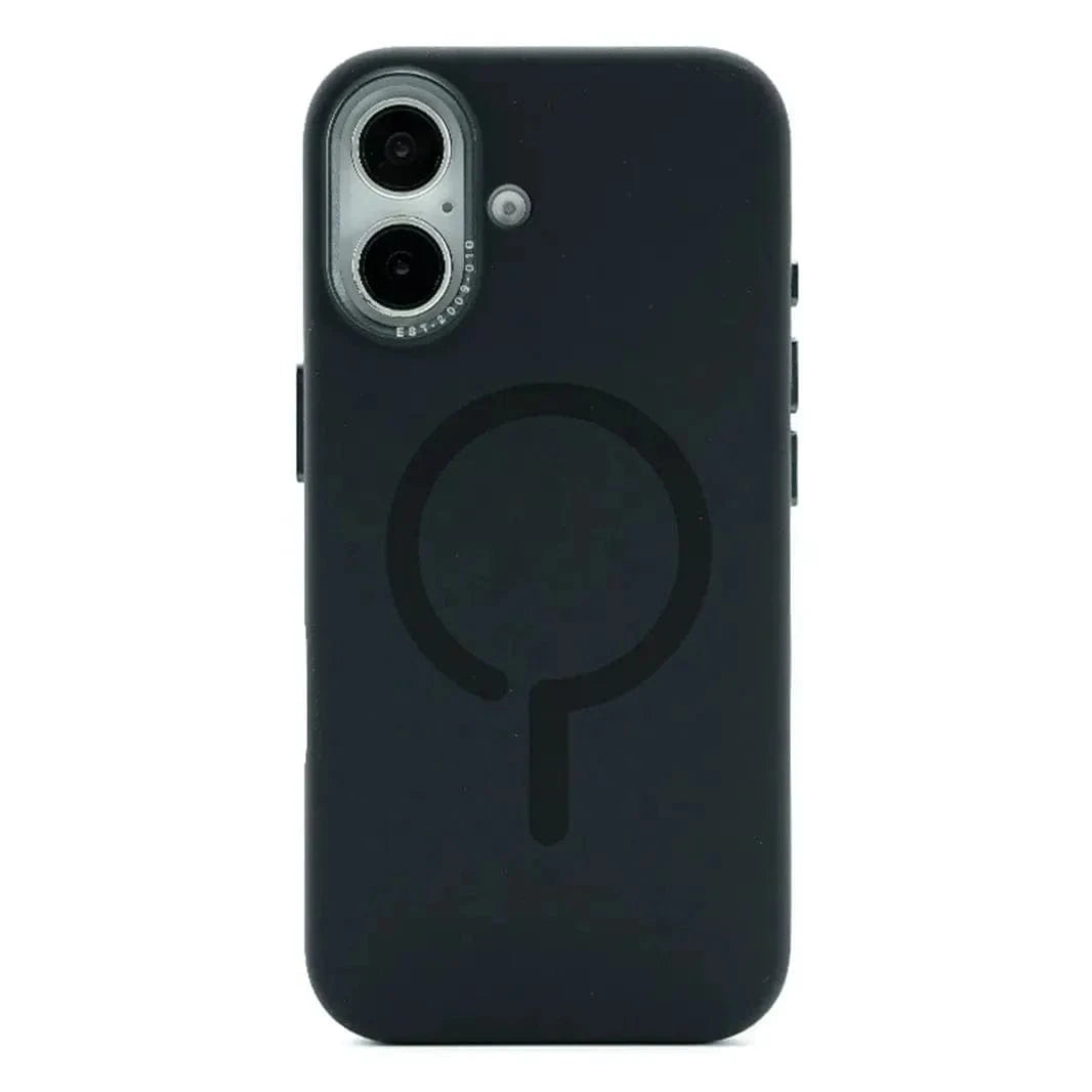 Liquid Silicone Magsafe Hard Case for iPhone 16 Plus iPhone 16 Plus / Black / with magsafe - Ktusu