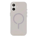 Liquid Silicone Magsafe Hard Case for iPhone 16 Plus iPhone 16 Plus / Grey / with magsafe - Ktusu