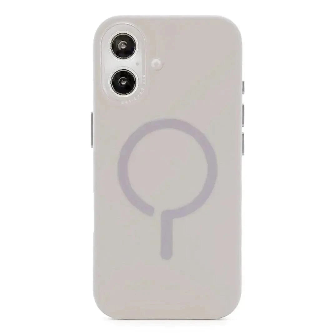 Liquid Silicone Magsafe Hard Case for iPhone 16 Plus iPhone 16 Plus / Grey / with magsafe - Ktusu