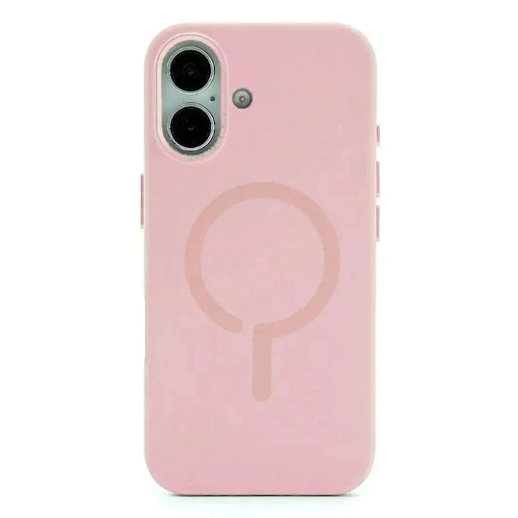 Liquid Silicone Magsafe Hard Case for iPhone 16 Plus iPhone 16 Plus / Pink / with magsafe - Ktusu