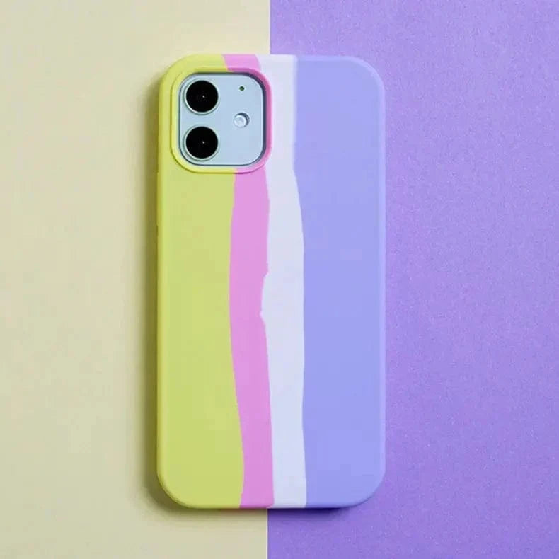 Liquid Silicone Rainbow Case for iPhone 11 Pro - Ktusu