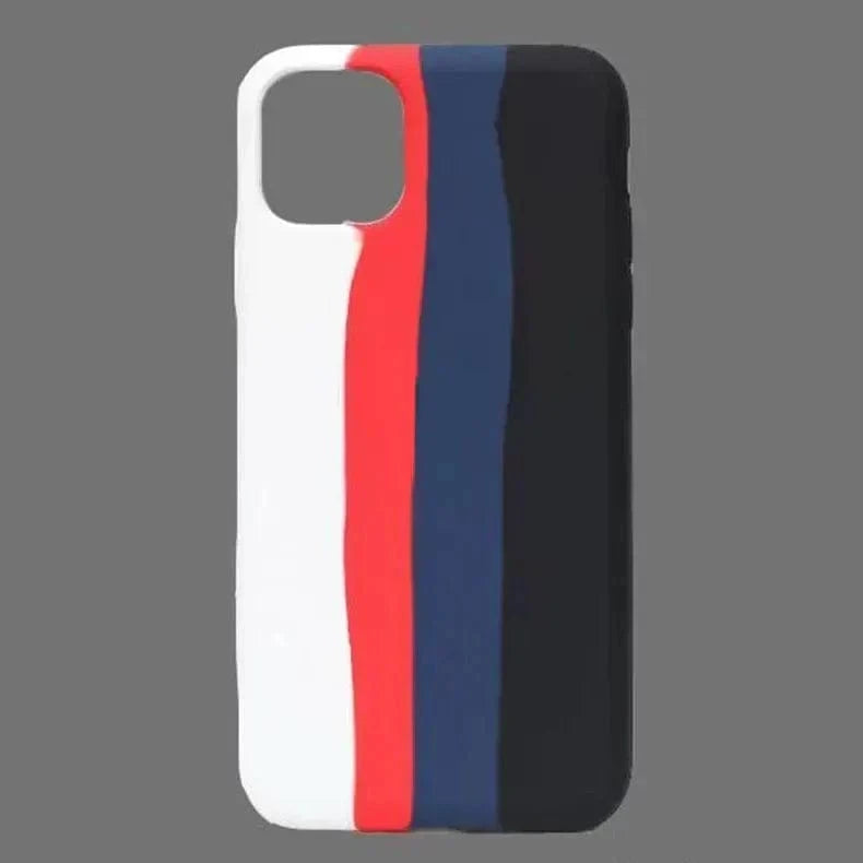 Liquid Silicone Rainbow Case for iPhone 11 Pro Max - Ktusu