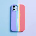 Liquid Silicone Rainbow Case for iPhone 11 Pro Max - Ktusu