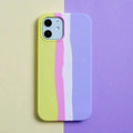 Liquid Silicone Rainbow Case for iPhone 11 Pro Max - Ktusu