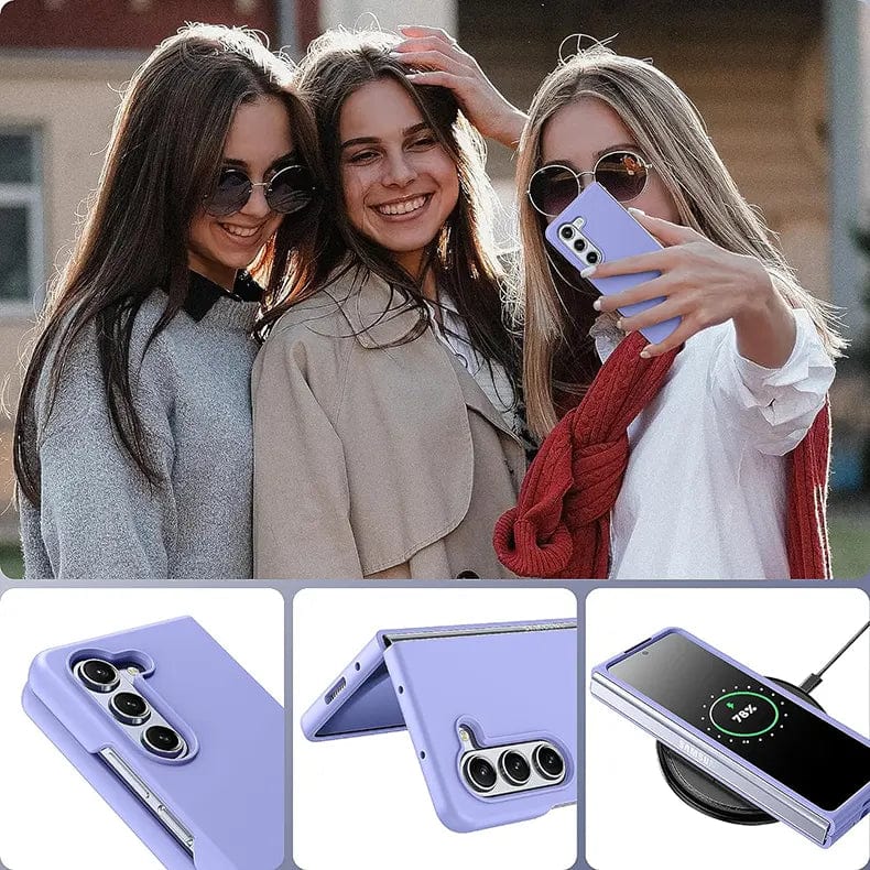 Liquid Silicone Soft Touch Feel hard Case for Samsung Z Fold5 - Ktusu