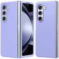 Liquid Silicone Soft Touch Feel hard Case for Samsung Z Fold5 Samsung Z Fold5 / Lavender Blue - Ktusu