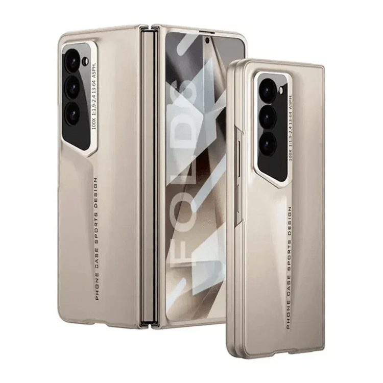 Luxury Anti-Fall Hard Case for Samsung Z Fold6 Samsung Z Fold6 / Gold - Ktusu