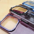 Luxury Bling Transparent Shiny Glitter Hard Case for iPhone 14 Pro Max - Ktusu