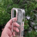 Luxury Bling Transparent Shiny Glitter Hard Case for iPhone 14 Pro Max - Ktusu