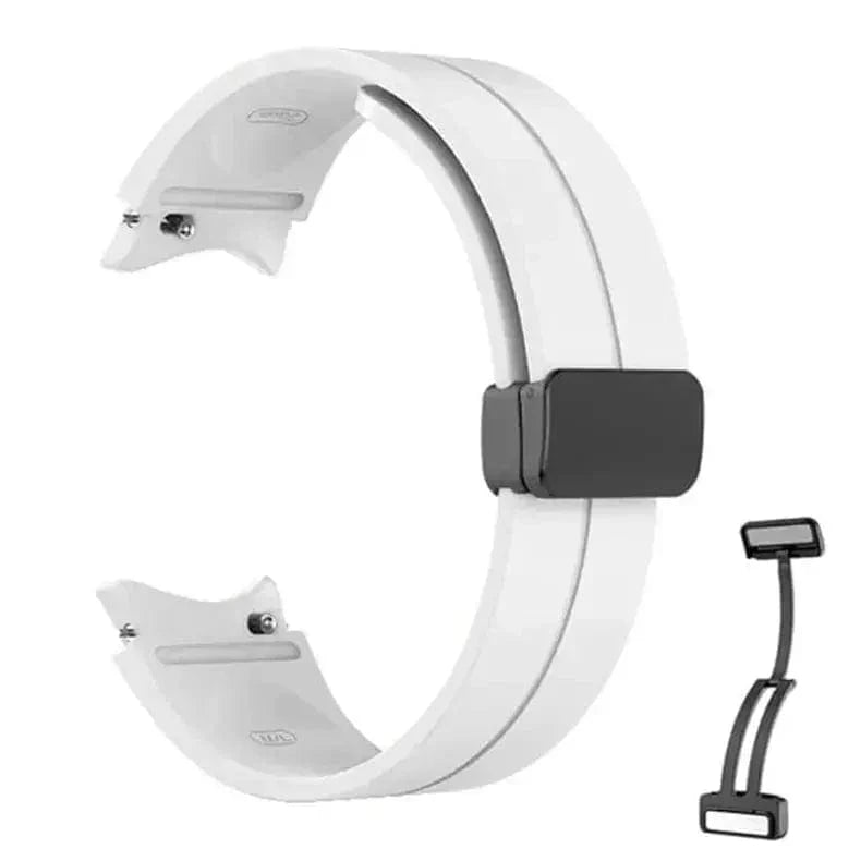 Magnetic D-Buckle Silicone Band for Samsung Watch4 | 5 | 6 | 7 - Ktusu