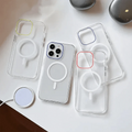 Magnetic Shield With Magsafe Clear Case for iPhone 15 Pro - Ktusu