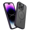 Magsafe Sleek Matte Finish Hard Case for iPhone 14 Plus iPhone 14 Plus / Deep Purple - Ktusu