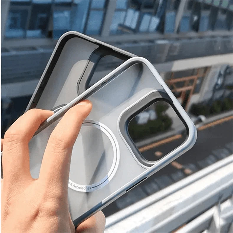Magsafe Sleek Matte Hard Case for iPhone 15 Pro - Ktusu