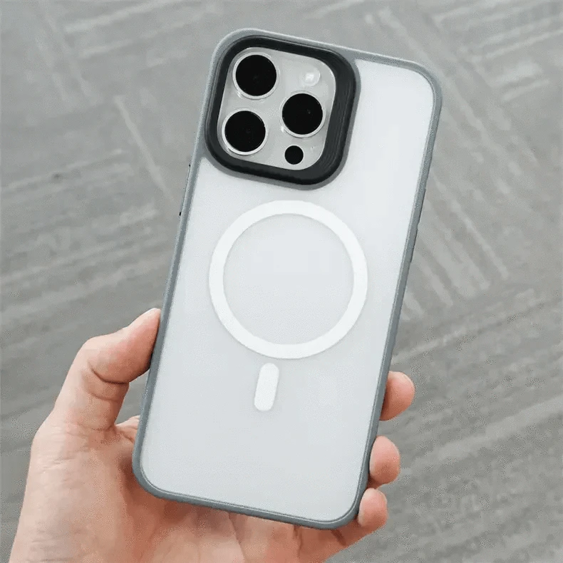 Magsafe Sleek Matte Hard Case for iPhone 15 Pro - Ktusu