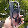 Magsafe Stand Matte Hard Case for iPhone 15 Pro iPhone 15 Pro / Black / with magsafe - Ktusu