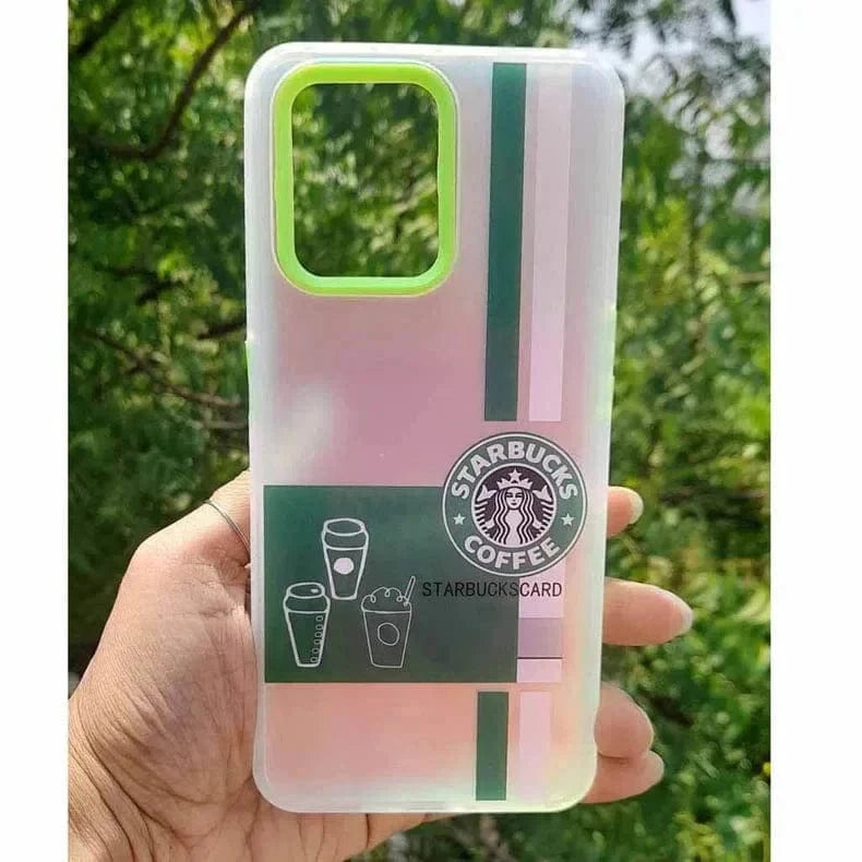 Matte Finish Reflective Starbucks Hard Case for OnePlus Nord CE 2 OnePlus Nord CE 2 / Starbuks 7 - Ktusu