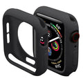 Matte Silicone Soft Slim 360 Degree Body Bumper for Apple Watch 42mm 42mm / Black - Ktusu