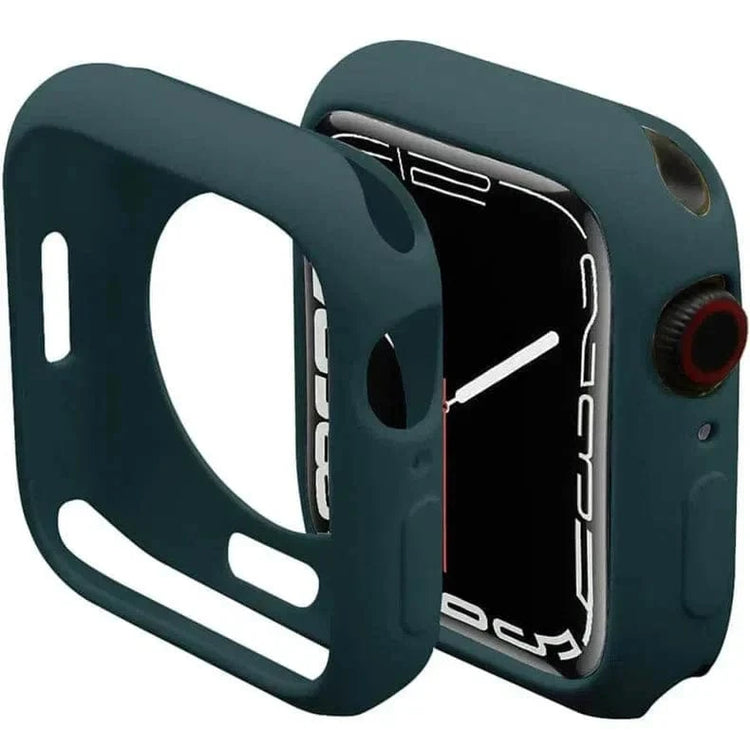Matte Silicone Soft Slim 360 Degree Body Bumper for Apple Watch 42mm 42mm / Green - Ktusu
