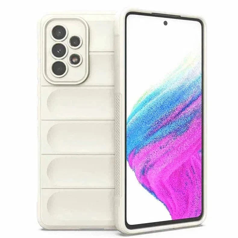 Matte Soft Flexible with Camera Protection Case for Samsung S22 Plus Samsung S22 Plus / Cream - Ktusu