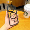 Metal Keys Magsafe Hard Back Soft Edge Case for iPhone 13 Pro - Ktusu