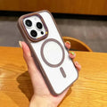 Metal Keys Magsafe Hard Back Soft Edge Case for iPhone 13 Pro - Ktusu